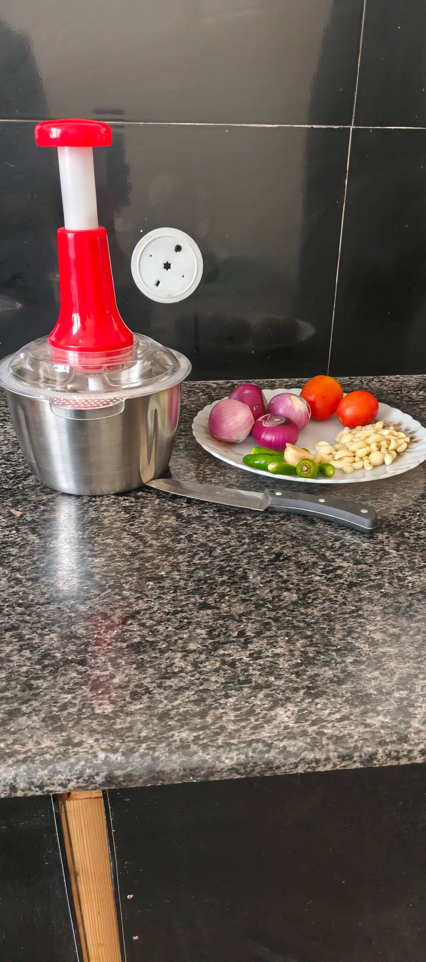 4-Blade Manual Food Chopper